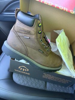 Steel toe & MetGuards work boots 8.5 NEW