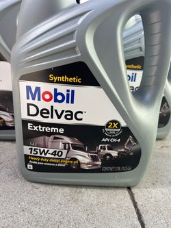 Mobil Delvac Extreme 15W-40 Heavy Duty Diesel Engine Oil, 5 gallons total
