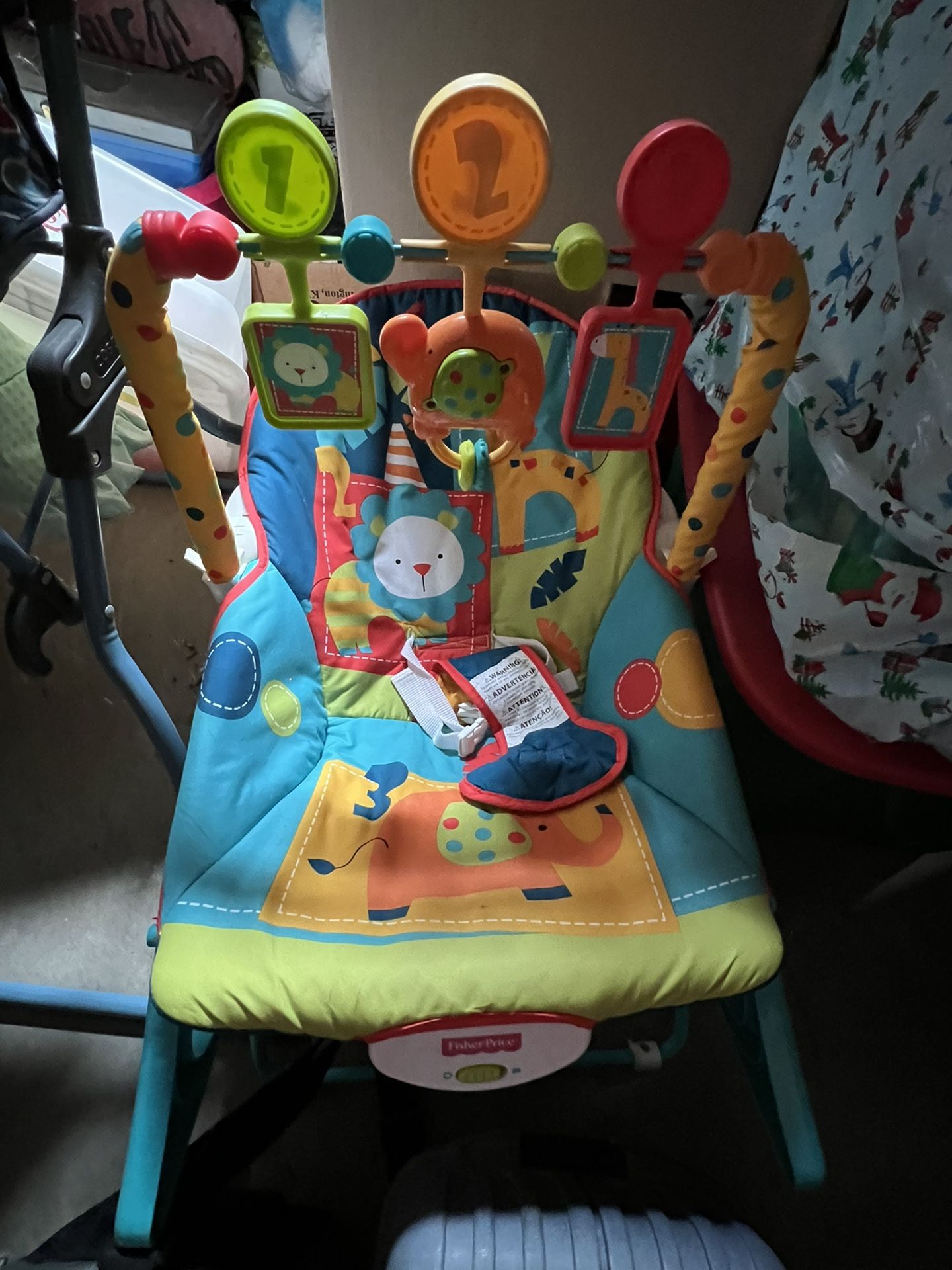 Fisher-Price vibrating baby seat!