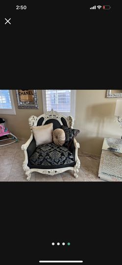 Sofa loveseat and arm chair and tables included