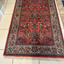Persian Rug $495 Handmade 85”x51” Wide 