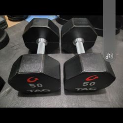 new 50lbs dumbells Weights