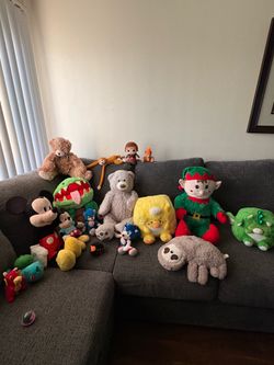 Large Collection of Stuffed Animals & Plush Toys - 20+ Pieces, Like New!OBO!!