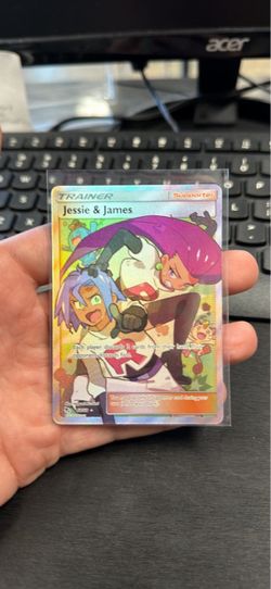 Pokémon Jessie & James  full art Holo Trainer Card