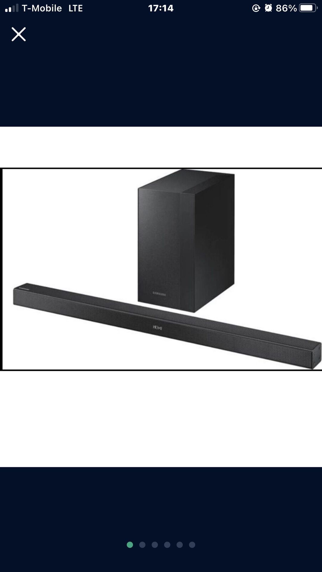 Samsung WK450 Soundbar With Wireless Subwoofer