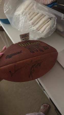 Raider ball signed