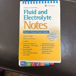 Fluid And electrolyte NOTES