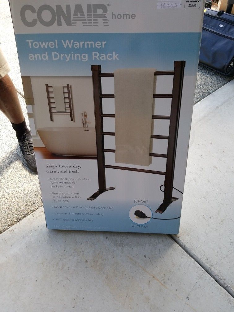 Conair towel warmer and drying rack hot sale