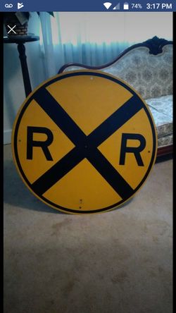 RR sign 36 inches