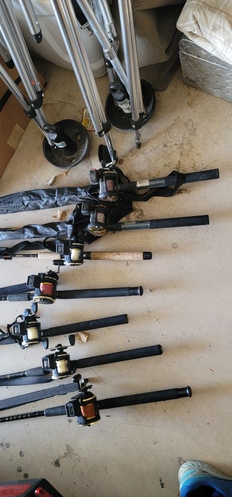 Fishing Rod And Reel..counter Deep.