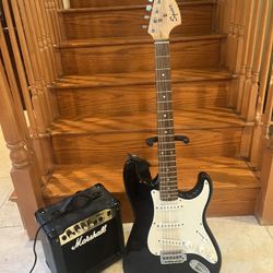 Squier Affinity Stratocaster W/ Marshall Amp