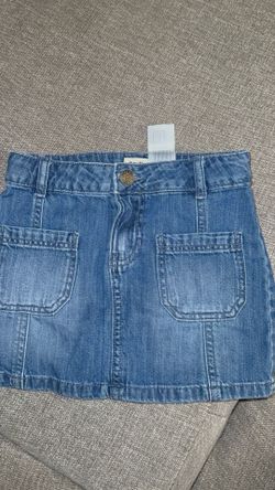 OshKosh B'gosh Light Blue Denim Skirt with Front Patch Pocket