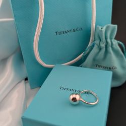 ✨💍 Tiffany & Co. HardWear Ball Ring – Sterling Silver✨💍Size 5.5