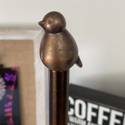 Bronze Bird Paper Towel Holder