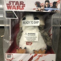 Electronic Interactive Star Wars Porg New Sealed