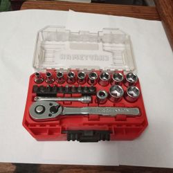 24-piece Craftsman 1/4-inch drive mechanics tool set