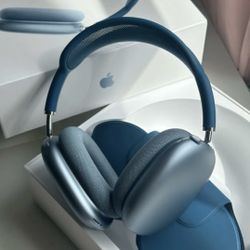 Blue Apple AirPod Max Headphones