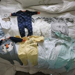 0-3 Month Baby Onesie LOT Unisex NEW WITHOUT TAGS