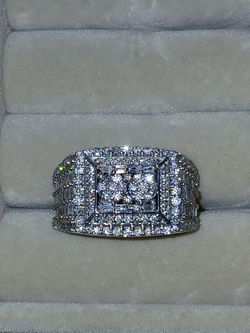 10k diamond White gold