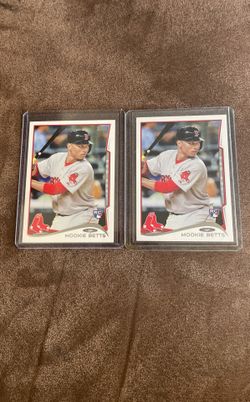 2014 Topps Update Mookie Betts rookie lot (2)