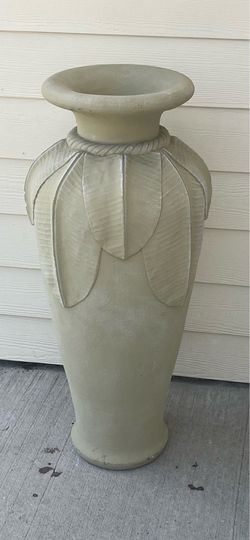 36” Ceramic Floor Vase