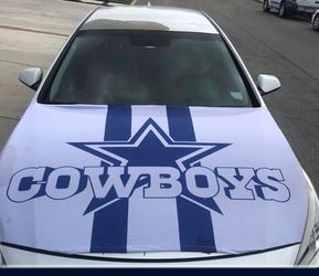 Dallas Cowboys Car Hood Wrap(Cloth)