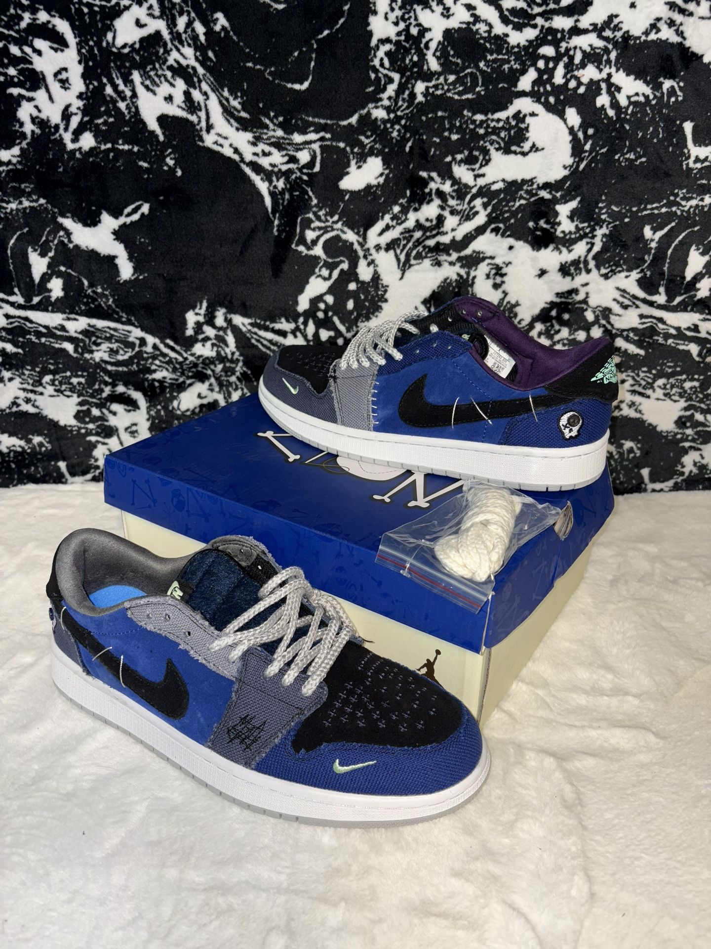 NEW Size 13 Men Jordan 1 Low Zion Williamson Voodoo Alternate