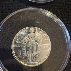 4 1/4 Ounce Standing Liberty Rounds 