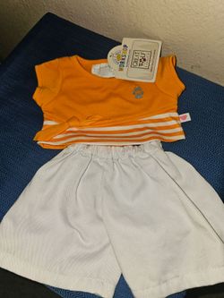 This is a Build-A-Bear Workshop outfit exclusive to Great Wolf Lodge.