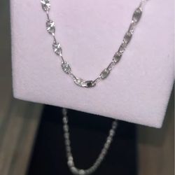 925 Sterling Silver Valentino Chain 16” (Solid)