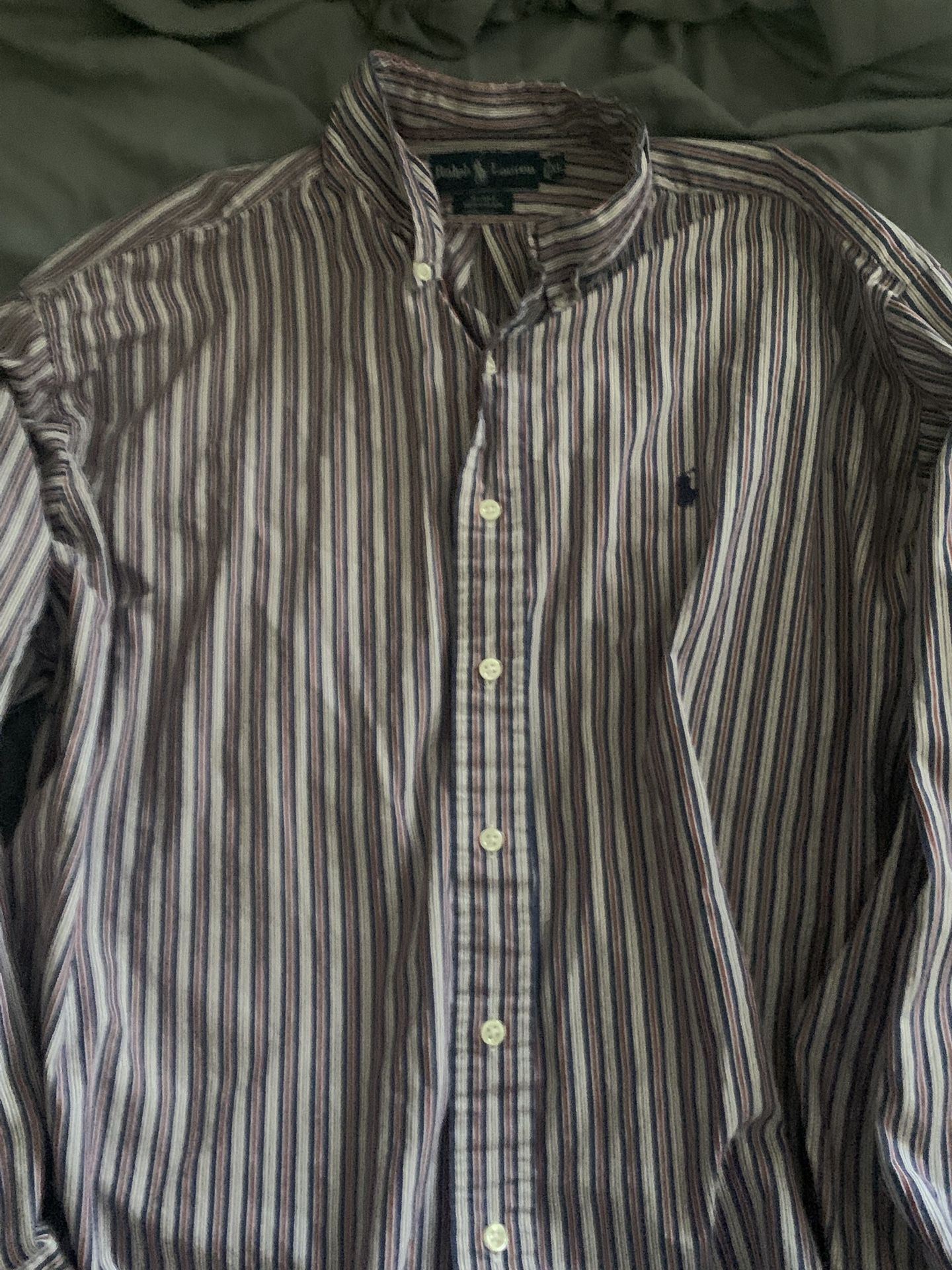 POLO RALPH LAUREN LONG BUTTON UP SHIRT