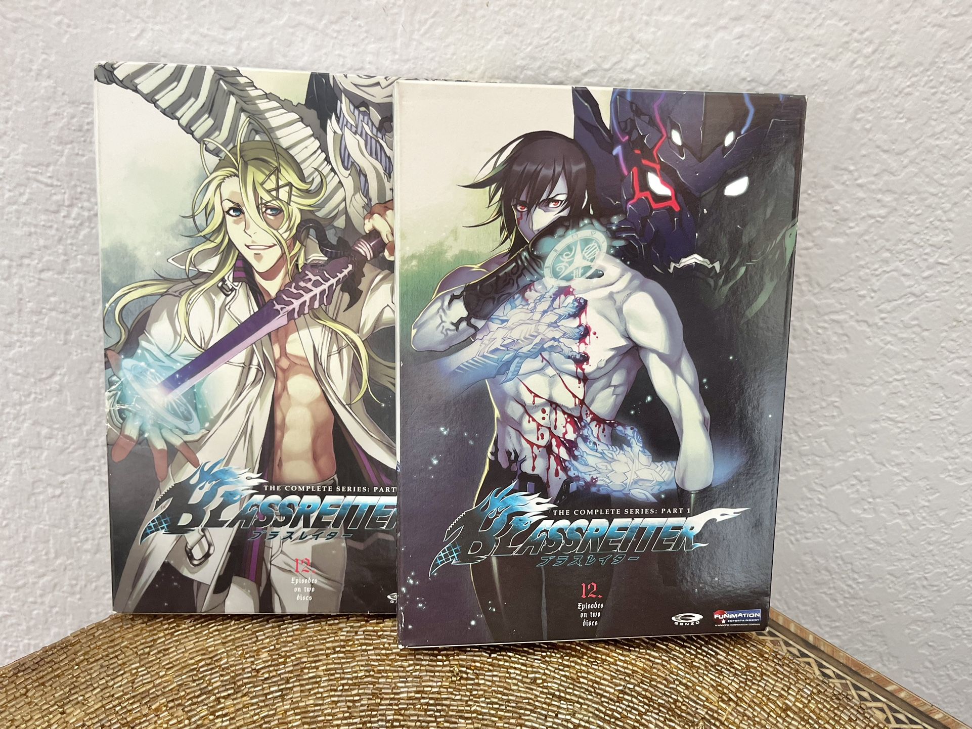 Blassreiter: The Complete Series Part 1 & 2 DVD 2009 Anime. 4-Disc Set