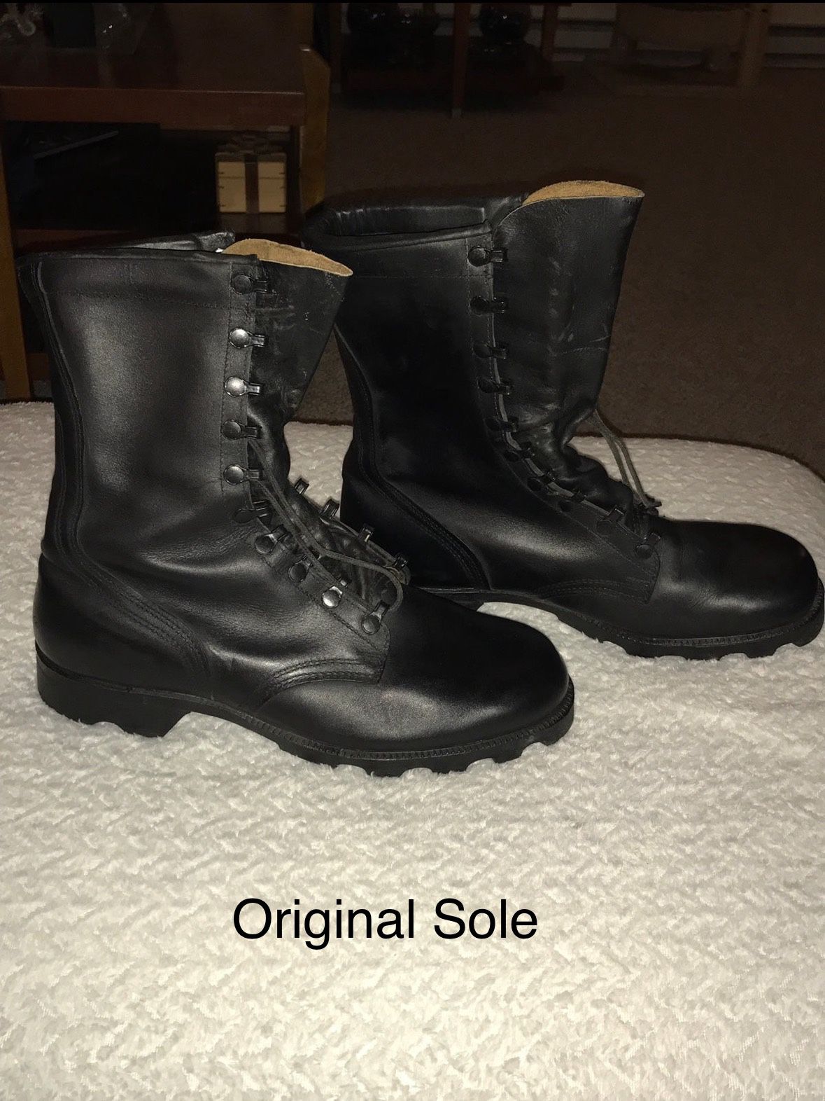 Combat Military issue Boots mens size 10W