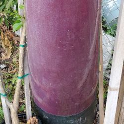 Tall Purple Ceramic Fountain 