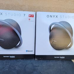 Brand New Harman Kardon Onyx Studio 7, Portable Stereo Bluetooth Speaker $150 each