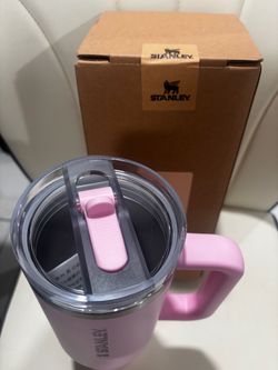 Stanley Quencher Tumbler Pink with Handle