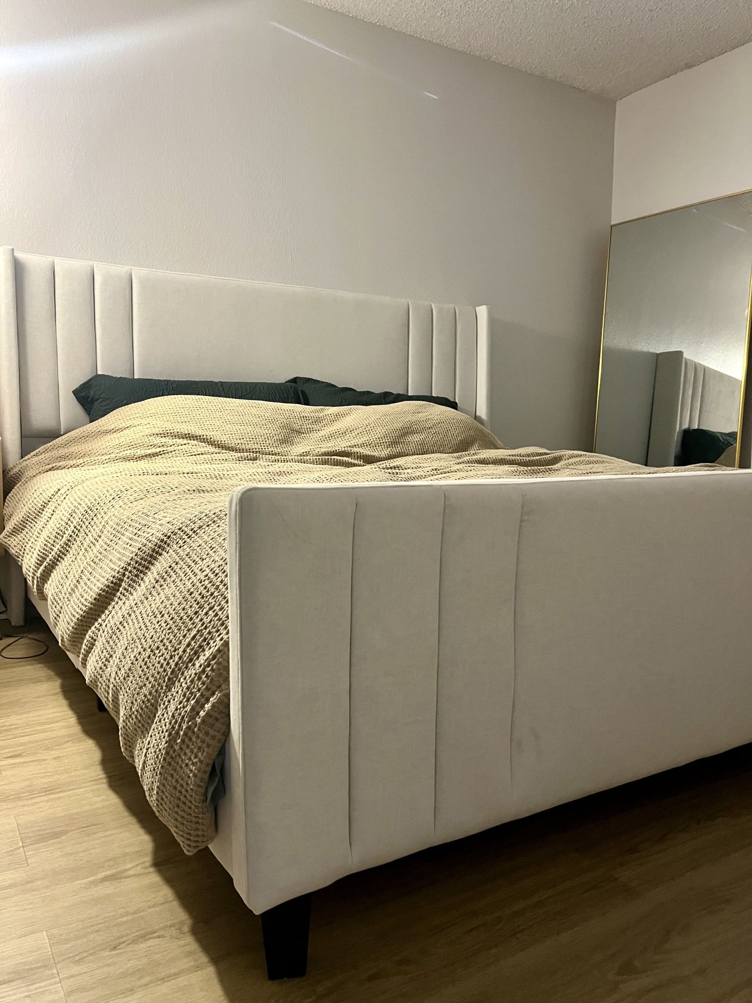 King Size Bed frame And Mattress