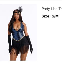 Women’s flapper girl Halloween costume