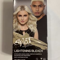 Splat Hair Rebellious Colors Lightening Bleach One Application 6.5 fl oz Hair Kit