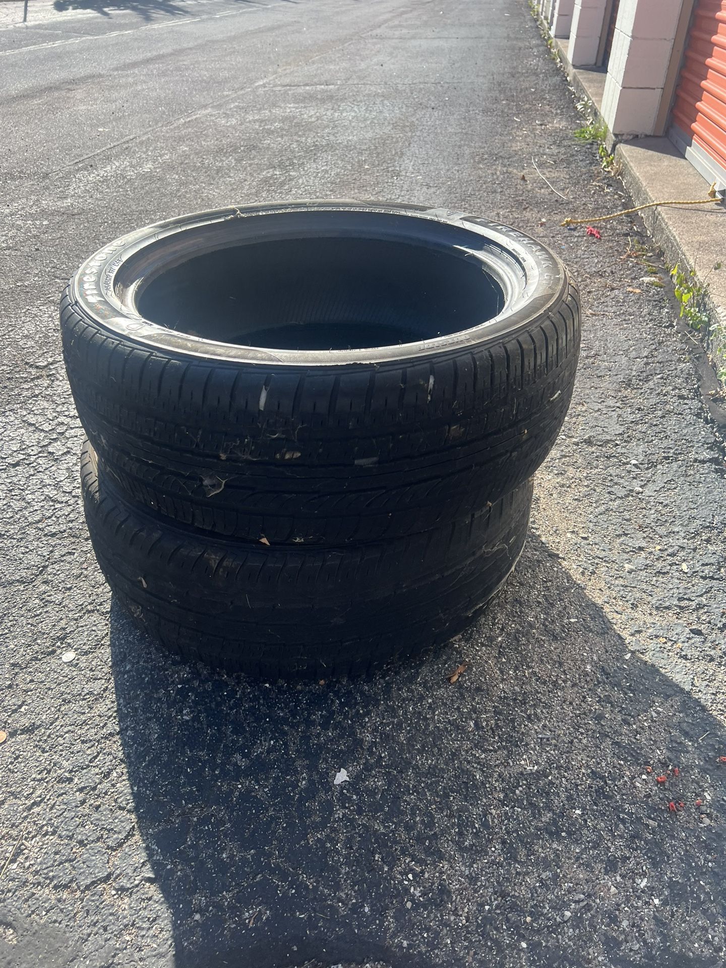 2 Firestone Tires With Great Tread