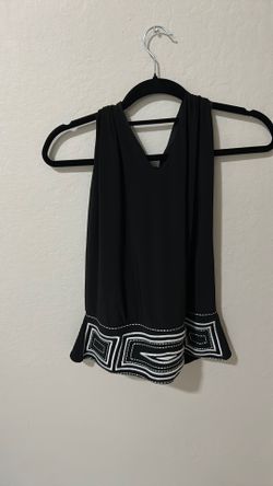 Embroidered tank