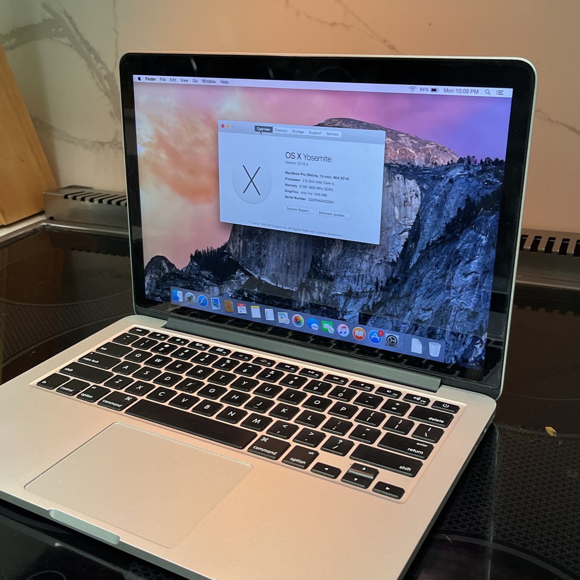 Retina Display Macbook Pro 2014 I5 2014 I5 MacBookPro 8GB RAM RETINA DISPLAY