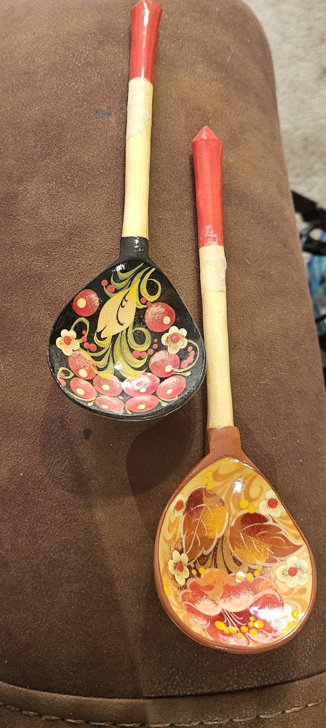 Decorated Spoon Antique