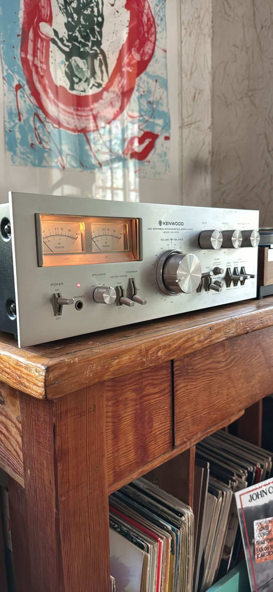 Vintage Kenwood Ka 9100 Integrated Amplifier Excellent Shape
