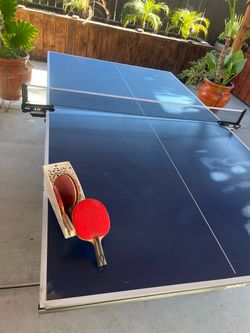 JOOLA Ping Pong Table with Net and Paddles
