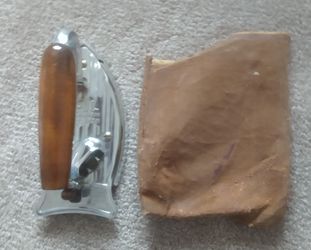 KM Antique Travel Iron 