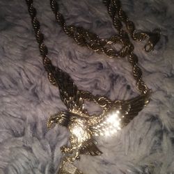 14k Chain.10k Pendant.. 33.4 Gram. Big 