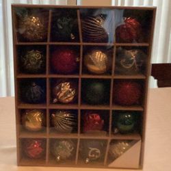 20 Built more Christmas Ornaments— New Never Opened Box