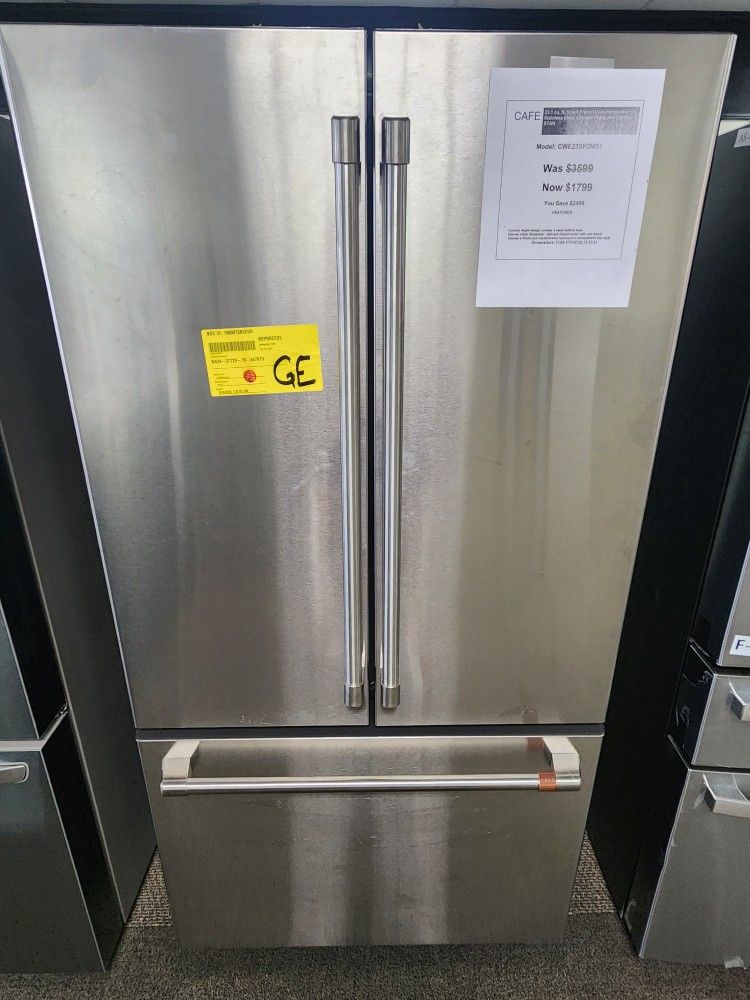 23.1 cu. ft Smart French Door Refrigerator in Stainless Steel Counter Depth and ENERGY STAR