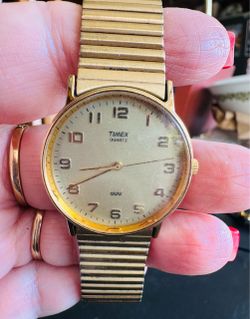 Timex Quartz Gold-Tone Watch